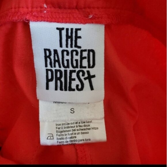 The Ragged Priest Red Combat Bite Pants Size S - Picture 8 of 10